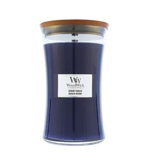 WoodWick WoodWick Hinoki Dahlia vonná svíčka s dřevěným knotem pro muže