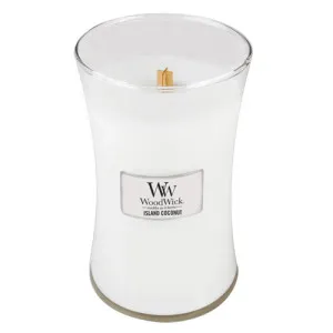 WoodWick WoodWick Island Coconut vonná svíčka s dřevěným knotem pro ženy