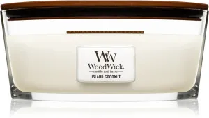 WoodWick WoodWick Island Coconut vonná svíčka s dřevěným knotem pro ženy