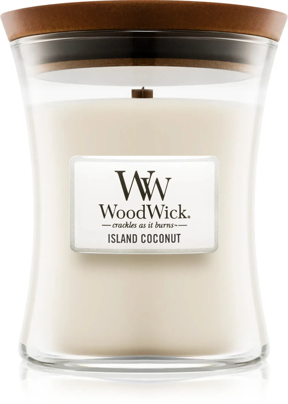 Island Coconut vonná svíčka s dřevěným knotem pro ženy 609,5 g