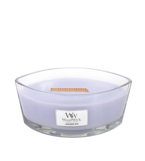 WoodWick Lavender Spa vonná svíčka s dřevěným knotem pro ženy