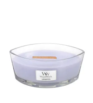 WoodWick WoodWick Lavender Spa vonná svíčka s dřevěným knotem pro ženy