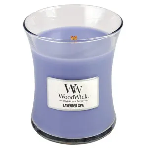WoodWick Lavender Spa vonná svíčka s dřevěným knotem pro ženy
