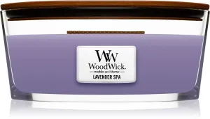 WoodWick WoodWick Lavender Spa vonná svíčka s dřevěným knotem pro ženy