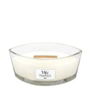 WoodWick WoodWick Linen vonná svíčka s dřevěným knotem pro ženy