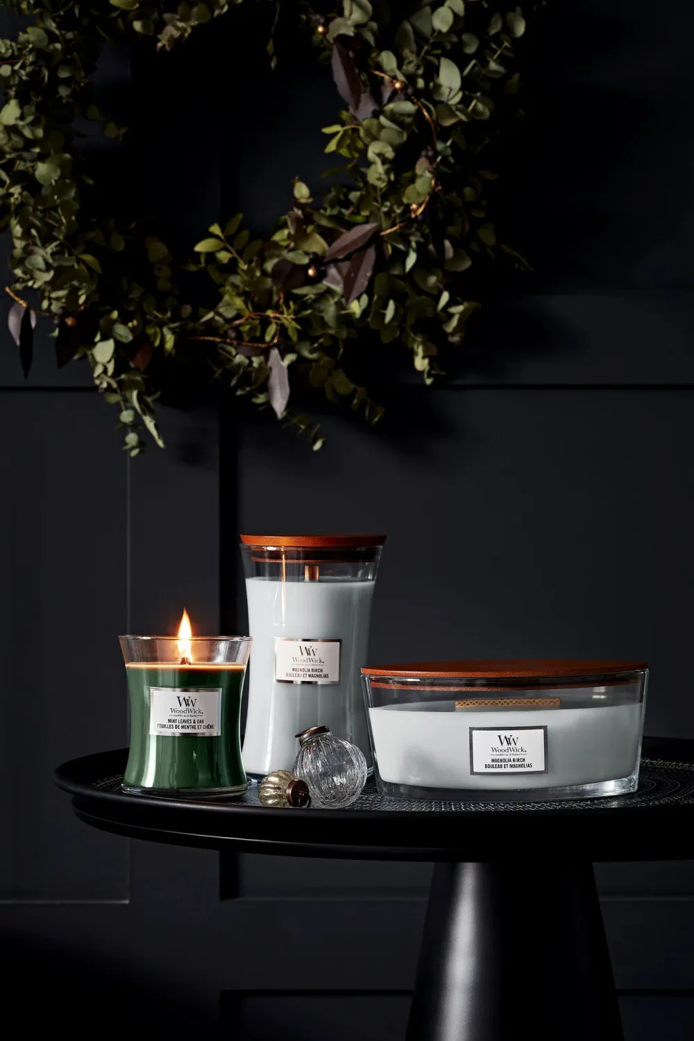 Magnolia Birch vonná svíčka s dřevěným knotem pro muže 453,6 g
