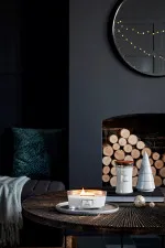 Magnolia Birch vonná svíčka s dřevěným knotem pro muže 453,6 g