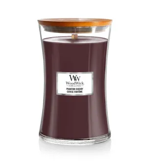 WoodWick Woodwick Phantom Cherry vonná svíčka s dřevěným knotem pro ženy