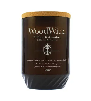 WoodWick WoodWick ReNew Cherry Blossom & Vanilla svíčka velká pro muže