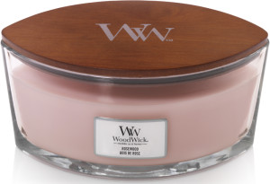 WoodWick Rosewood vonná svíčka s dřevěným knotem pro muže