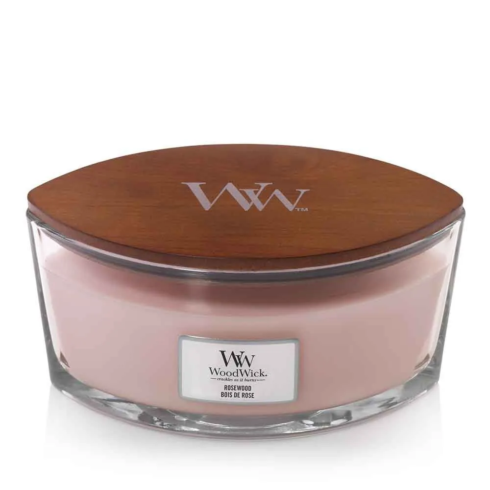 Rosewood vonná svíčka s dřevěným knotem pro muže 275 g