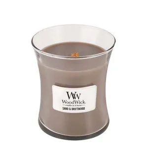 WoodWick WoodWick Sand & Driftwood vonná svíčka s dřevěným knotem pro ženy