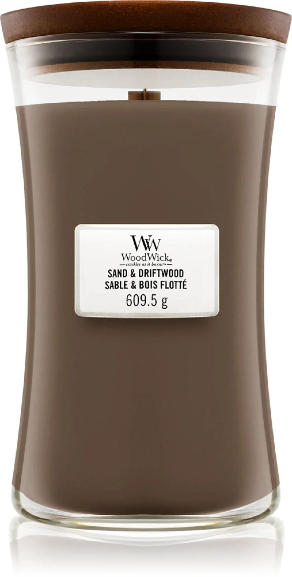 Sand & Driftwood vonná svíčka s dřevěným knotem pro ženy 275 g