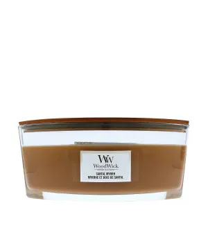 WoodWick WoodWick Santal Myrrh vonná svíčka s dřevěným knotem pro muže