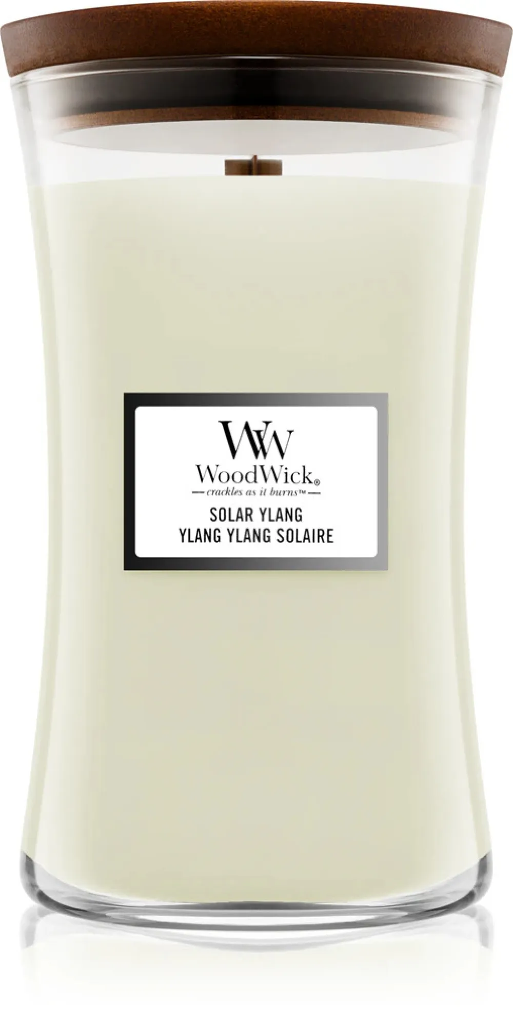 Solar Ylang vonná svíčka s dřevěným knotem unisex 609,5 g