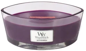 WoodWick WoodWick Spiced Blackberry vonná svíčka s dřevěným knotem pro ženy