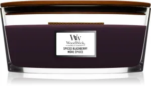 WoodWick WoodWick Spiced Blackberry vonná svíčka s dřevěným knotem pro ženy