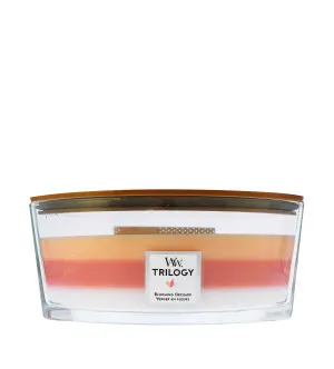 WoodWick WoodWick Trilogy Blooming Orchard vonná svíčka s dřevěným knotem unisex