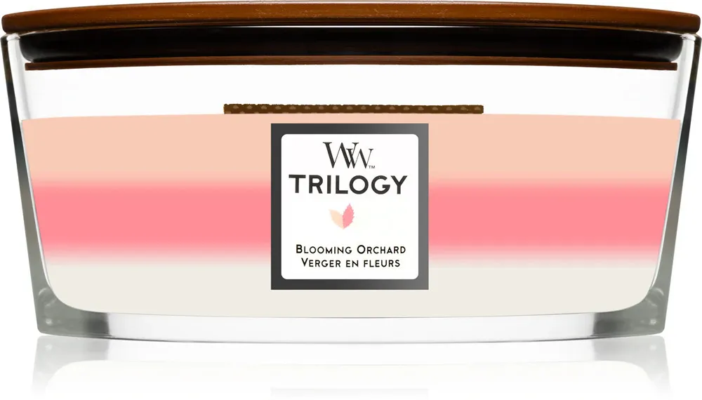 Trilogy Blooming Orchard vonná svíčka s dřevěným knotem unisex 453,6 g