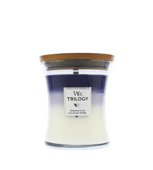 WoodWick WoodWick Trilogy Evening Luxe vonná svíčka s dřevěným knotem pro muže