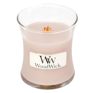 WoodWick Vanilla & Sea Salt vonná svíčka s dřevěným knotem pro ženy