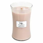 Vnilla & Sea Salt vonná svíčka s dřevěným knotem pro ženy 609,5 g