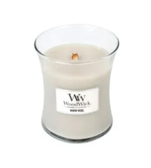 WoodWick Warm Wool illatos gyertya fa kanóccal nőknek