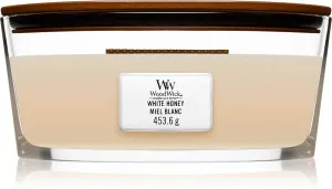 WoodWick WoodWick White Honey vonná svíčka s dřevěným knotem pro muže