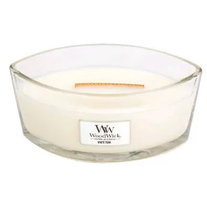 WoodWick WoodWick White Teak vonná svíčka s dřevěným knotem pro ženy