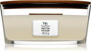 WoodWick WoodWick White Teak vonná svíčka s dřevěným knotem pro ženy