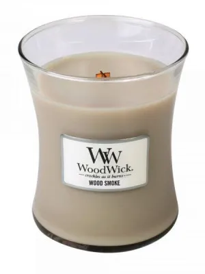 WoodWick WoodWick Wood Smoke vonná svíčka s dřevěným knotem pro muže