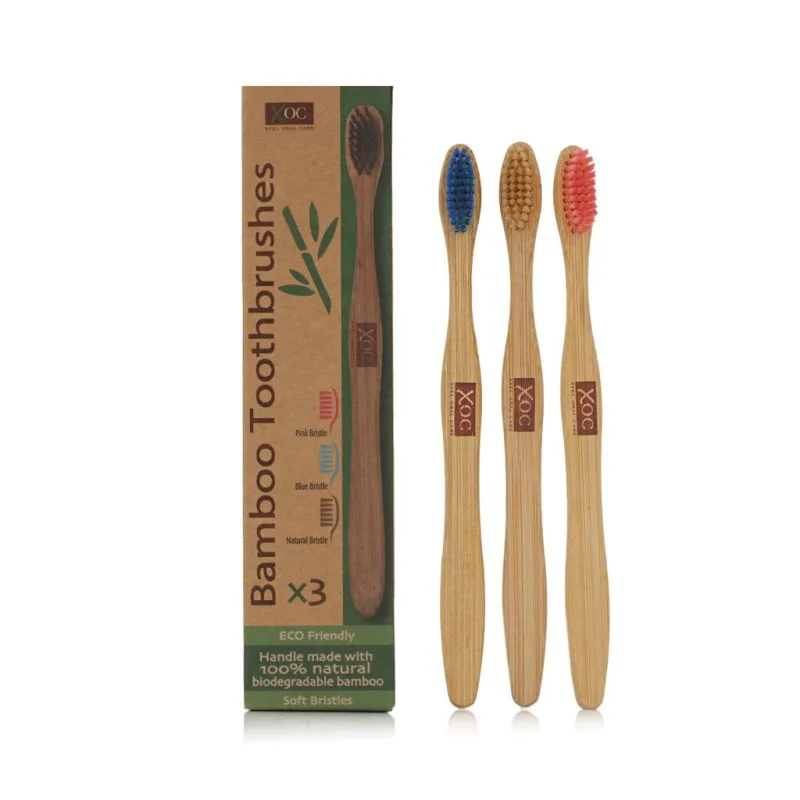 Oral Care Puha bambusz fogkefe 3 db