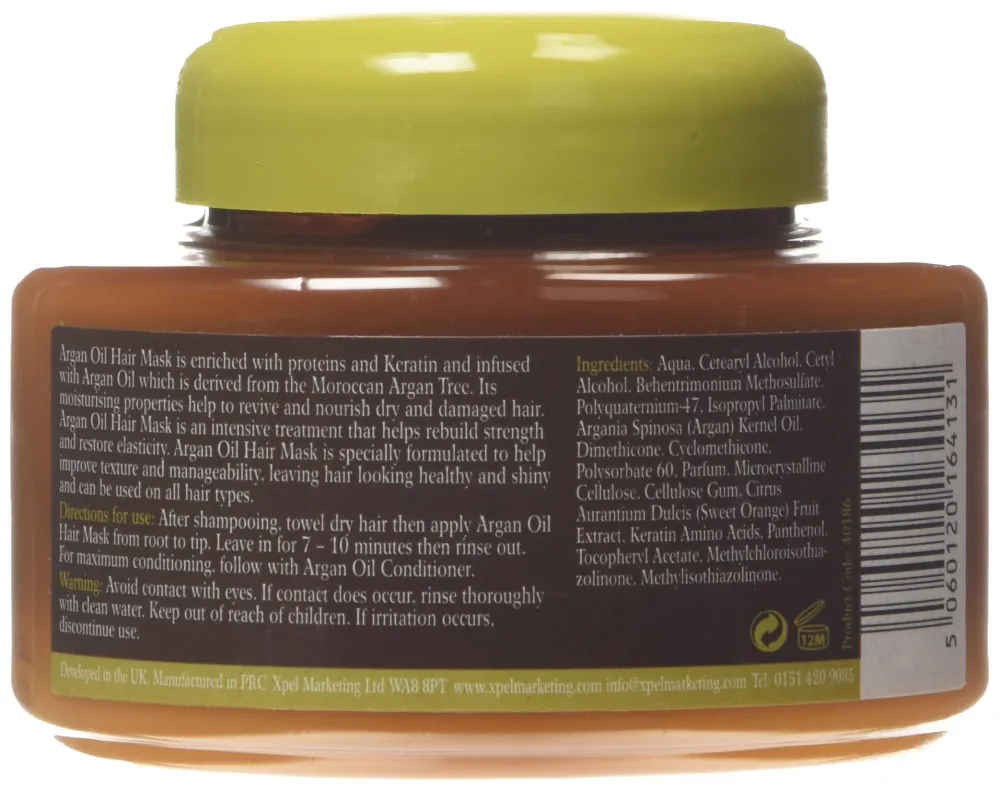 Argan Oil tápláló hajmaszk argánolajjal 220 ml