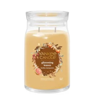 Yankee Candle Glistening Leaves Signature nagy gyertya 567 g