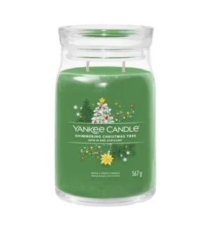 Yankee Candle Shimmering Christmas Tree illatgyertya nagy 567 g