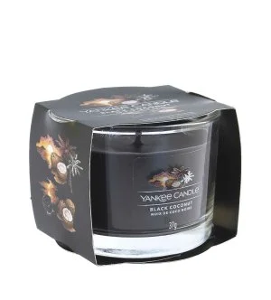 Yankee Candle Black Coconut illatgyertya üvegben 37 g
