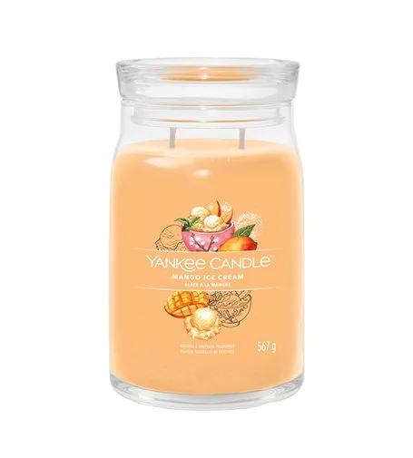 Signature Mango Ice Cream illatgyertya 567 g