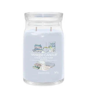 Yankee Candle Yankee Candle A Calm & Quiet Place signature svíčka velká pro muže