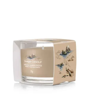 Yankee Candle Yankee Candle Amber & Sandalwood votivní svíčka ve skle pro muže