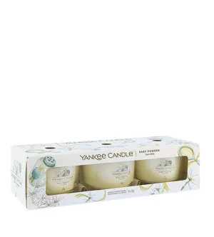 Yankee Candle Yankee Candle Baby Powder votivní svíčka ve skle pro ženy