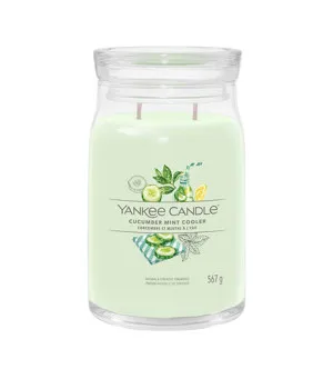 Yankee Candle Yankee Candle Cucumber Mint Cooler signature svíčka velká pro ženy