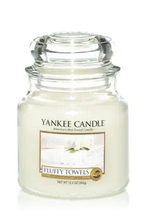 Yankee Candle Yankee Candle Fluffy Towels vonná svíčka pro ženy