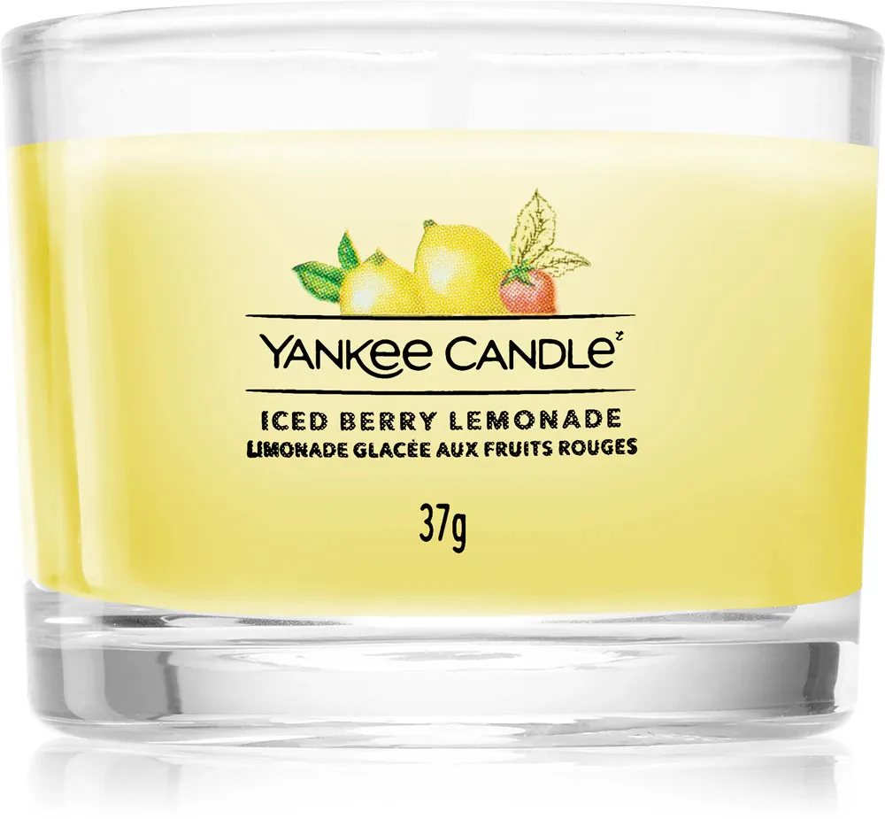 Iced Berry Lemonade votivní svíčka ve skle pro muže 37 g