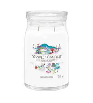 Yankee Candle Magical Bright Lights signature svíčka velká pro muže