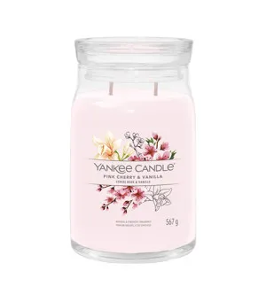 Yankee Candle Yankee Candle Pink Cherry & Vanilla signature svíčka velká pro muže