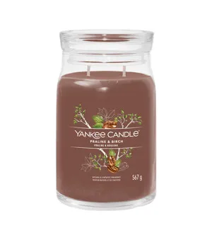 Yankee Candle Yankee Candle Praline & Birch signature svíčka velká pro ženy