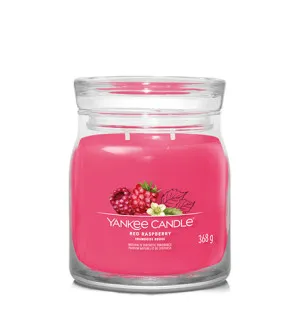 Yankee Candle Yankee Candle Signature Red Raspberry vonná svíčka pro ženy