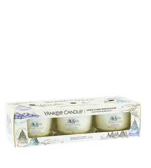 Yankee Candle Yankee Candle Snow Globe Wonderland votivní svíčka ve skle pro muže
