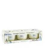 Snow Globe Wonderland votivní svíčka ve skle pro muže 3x37 g