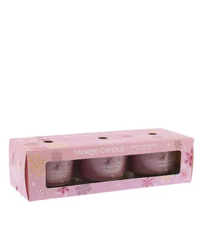 Yankee Candle Yankee Candle Snowflake Kisses votivní svíčka ve skle pro muže